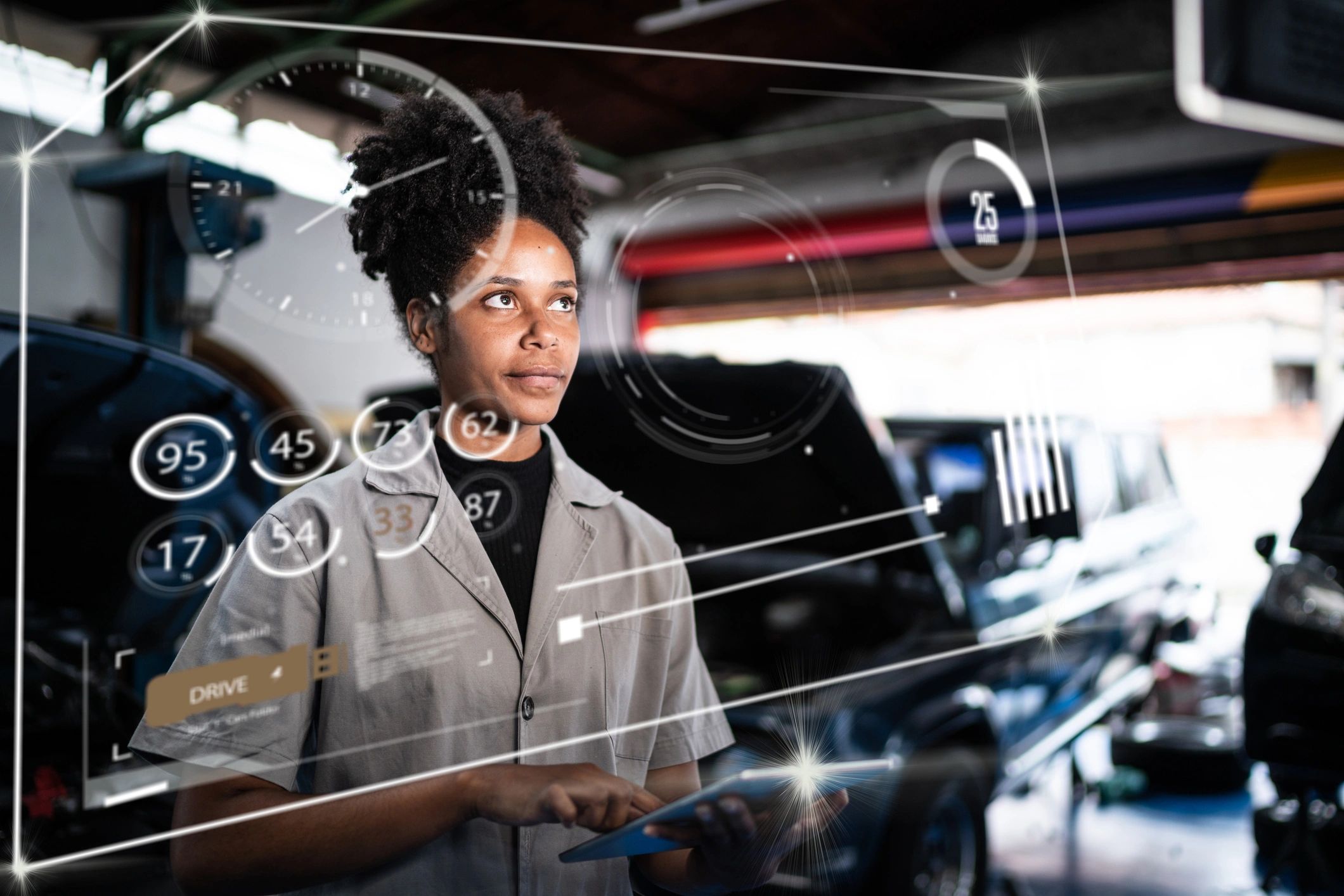 female auto service advisor