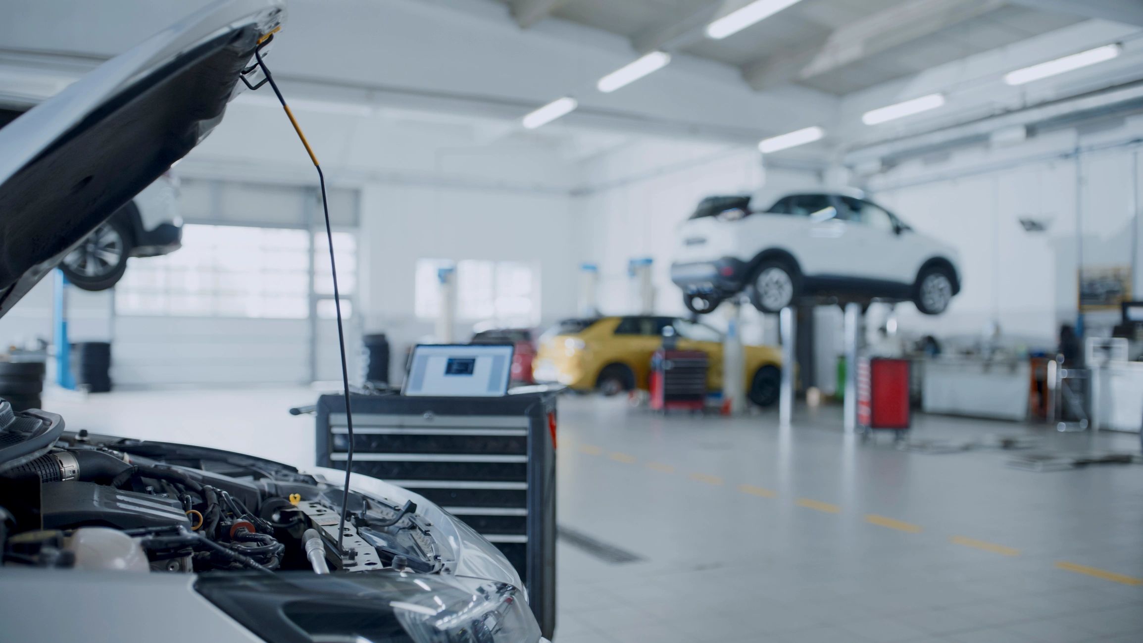 Japanese auto repair shop modern